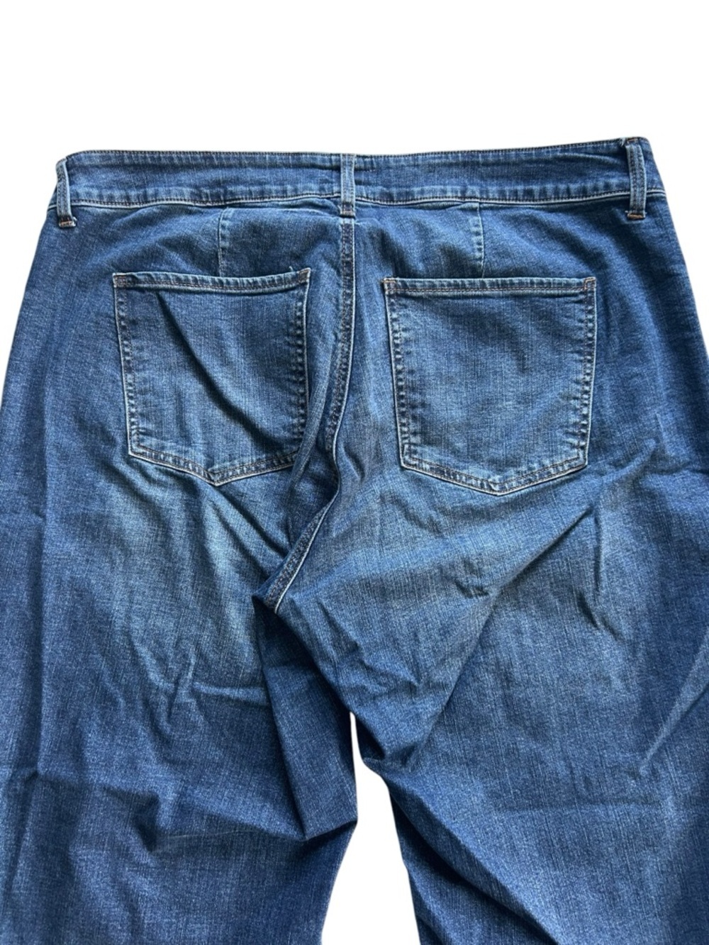 Kut From The Kloth Meg High Rise Wide Waistband Wide Leg Jeans Patch Pockets 20W - Picture 10 of 13